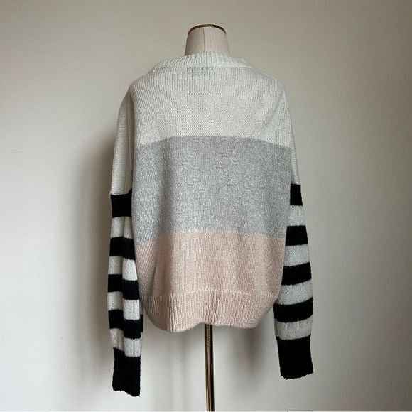 AllSaints Nicoli Colorblock Striped Jumper Size Small - Picture 6 of 7